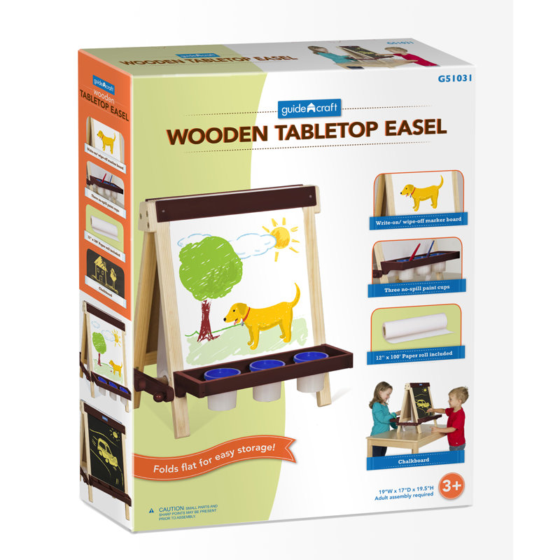 Guidecraft Wooden Tabletop Easel & Reviews Wayfair
